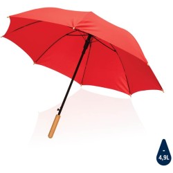 23 bambusový auto-open deštník Impact ze 190T RPET AWARE