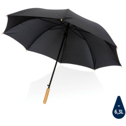 27 bambusový auto-open deštník Impact ze 190T RPET AWARE
