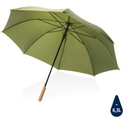27 bambusový auto-open deštník Impact ze 190T RPET AWARE