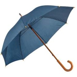 BETSEY. 190T polyesterový deštník s dřevěnou rukojetí
