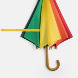 Automatický dřevěný holový umbrella TANGO