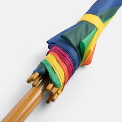 Automatický dřevěný holový umbrella TANGO