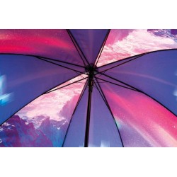 Velký automatický deštník s celoplošným tiskem