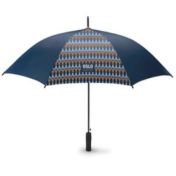 Větruodolný deštník s celoplošným tiskem