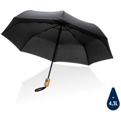 21 bambus auto-open/close deštník Impact ze 190T RPET AWARE
