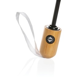 21 bambus auto-open/close deštník Impact ze 190T RPET AWARE