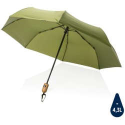 21 bambus auto-open/close deštník Impact ze 190T RPET AWARE