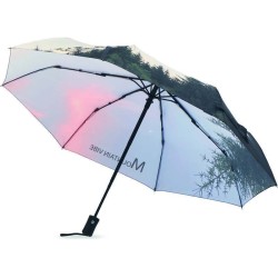 Automatický bouřkový deštník s celoplošným potiskem.