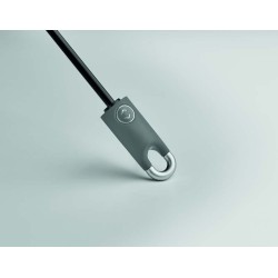 Skládací deštník s klipsovou rukojetí a celoplošným tiskem