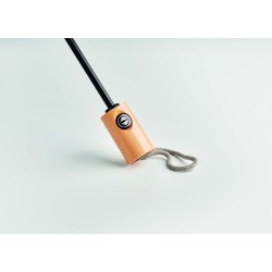 Skládací deštník s dřevěnou rukojetí a celoplošným tiskem