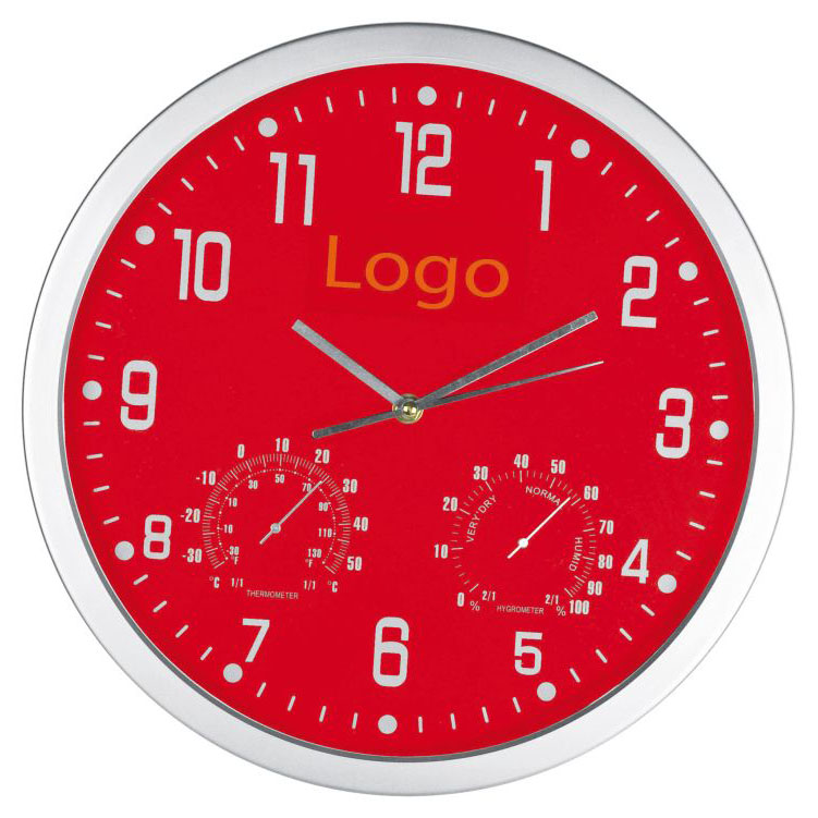 Nástěnné hodiny s hydrometrem