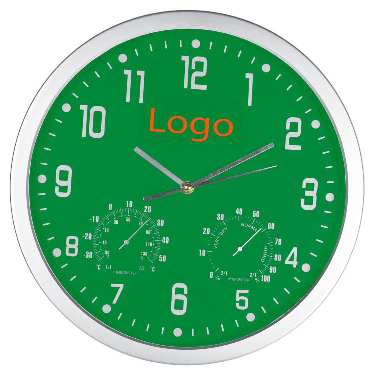 Nástěnné hodiny s hydrometrem