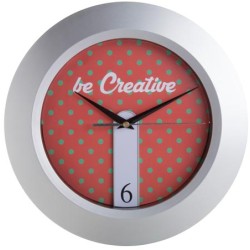 Nástěnné hodiny plastové - kulaté