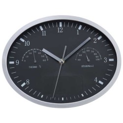 Nástěnné hodiny s vlhkoměrem