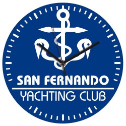 Nástěnné hodiny s celoplošným potiskem Venice