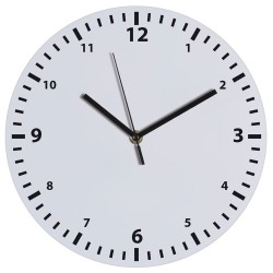 Nástěnné hodiny s celoplošným potiskem Venice