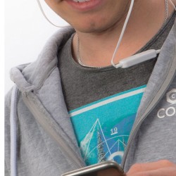 Bezdrátová pecková sluchátka bílá