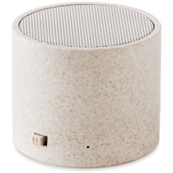 Round bass+ BT reproduktor, sláma/ABS