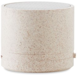 Round bass+ BT reproduktor, sláma/ABS