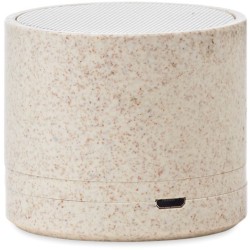 Round bass+ BT reproduktor, sláma/ABS