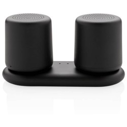 Set bezdrátově nabíjených stereo reproduktorů