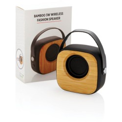 Bambusový bezdrátový reproduktor 3W