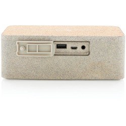 Bezdrátový reproduktor a nabíječka z pšeničné slámy