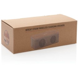 Bezdrátový reproduktor a nabíječka z pšeničné slámy