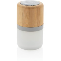 Bambusový reproduktor 3W s náladovým světlem