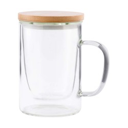 Skleněný dvoustěnný hrnek Masty