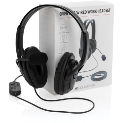 Kancelářský headset s mikrofonem