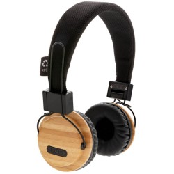 Bambusová bezdrátová sluchátka