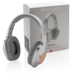 Bambusová bezdrátová sluchátka Dakota