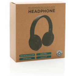Sluchátka z RCS recyklovaného plastu