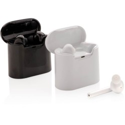Skutečně bezdrátová sluchátka Liberty v nabíjecí krabičce
