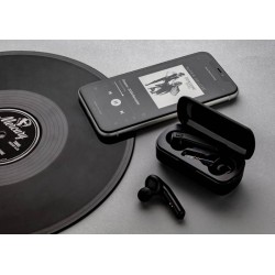 TWS bezdrátová sluchátka v nabíjecí krabičce Free Flow