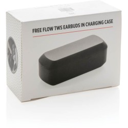 TWS bezdrátová sluchátka v nabíjecí krabičce Free Flow