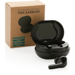 TWS sluchátka z RCS recyklovaného plastu