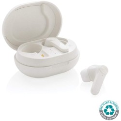 TWS sluchátka z RCS recyklovaného plastu