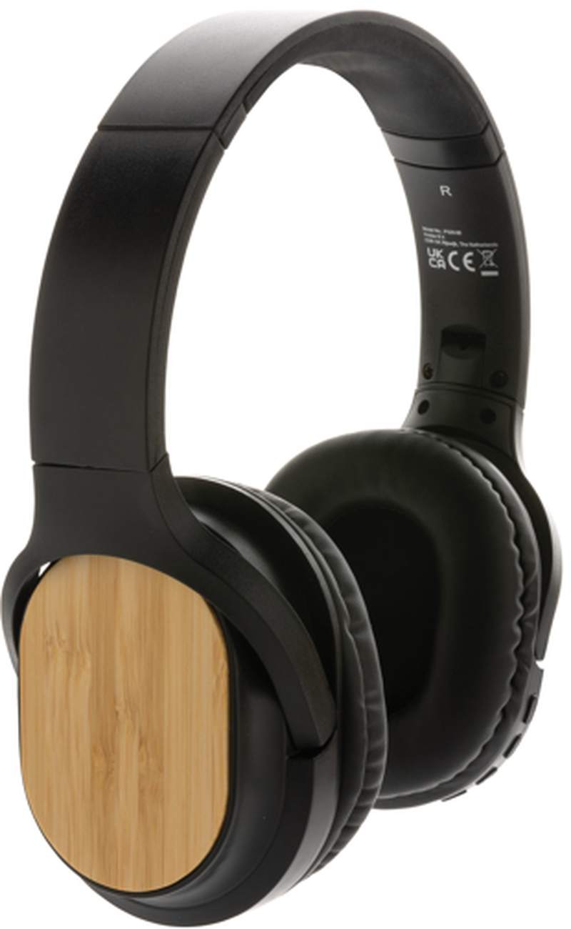 Bezdrátová sluchátka Elite z FSC bambusu a RCS recykl. ABS