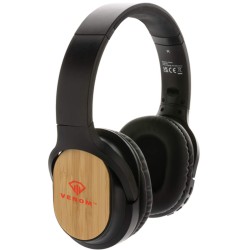 Bezdrátová sluchátka Elite z FSC bambusu a RCS recykl. ABS