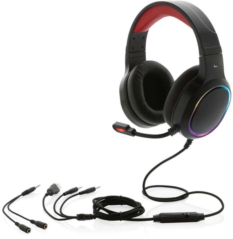 RGB herní sluchátka