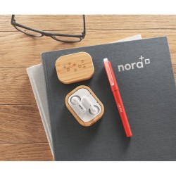 Jazz bamboo Sluchátka TWS v bambus. obalu