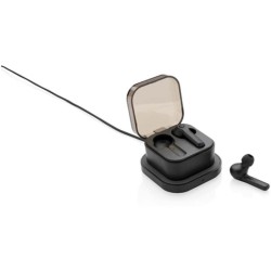 TWS sluchátka do uší v bezdrátově nabíjecí krabičce