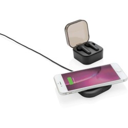 TWS sluchátka do uší v bezdrátově nabíjecí krabičce