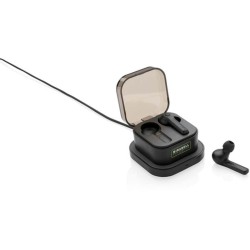 TWS sluchátka do uší v bezdrátově nabíjecí krabičce