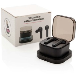 TWS sluchátka do uší v bezdrátově nabíjecí krabičce