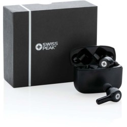 Swiss Peak TWS sluchátka s ANC z RCS recyklovaného plastu