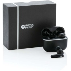 Swiss Peak TWS sluchátka 2.0 z RCS recyklovaného plastu