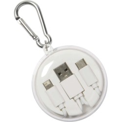 Sluchátka s univerzálním nabíjecím kabelem LISTEN a CHARGE